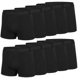 10er Pack JAKO Boxershorts Premium schwarz L