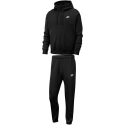NIKE Sportswear Club Fleece Jogginganzug black/white XS
