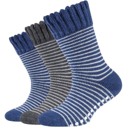 3er Pack camano Cosy Full Terry Antirutsch Socken Kinder