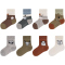 8er Pack camano Soft Bio-Baumwolle Baby-Socken