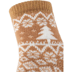2er Pack camano Cosy Norwegian Winter Short Quarter Socken Damen