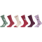 6er Pack s.Oliver Originals Bio-Baumwolle Motif Crew Socken Mädchen