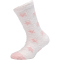 4er Pack camano Cosy Fancy Application Crew Socken Kinder 4117 - pink dogwood 27-30