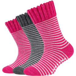 3er Pack camano Cosy Full Terry Antirutsch Socken Kinder...