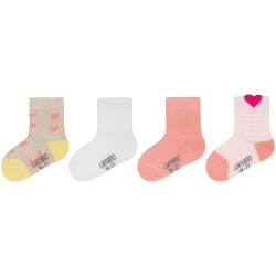 4er Pack camano Soft Bio-Baumwolle Full Terry Antirutsch...