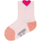 4er Pack camano Soft Bio-Baumwolle Full Terry Antirutsch Baby-Socken 4117 - pink dogwood 15-18