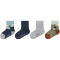4er Pack camano Soft Bio-Baumwolle Full Terry Antirutsch Baby-Socken 7708 - overland trek 15-18