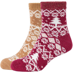 2er Pack camano Cosy Norwegian Winter Short Quarter...