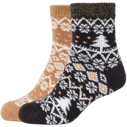 2er Pack camano Cosy Norwegian Winter Short Quarter...