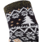 2er Pack camano Cosy Norwegian Winter Short Quarter Socken Damen 9999 - black 35-38
