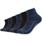 6er Pack camano Soft Walk Quarter Socken 5790 - insignia blue 39-42