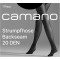 camano Fashion Backseam Strumpfhose 20 DEN Damen 9997 - black silver S