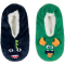 2er Pack camano Cosy Funny Homeslipper Hausschuhe Kinder 7527 - fern green 25-28