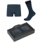 2er Pack camano Comfort Baumwolle Boxershorts & Socken in Geschenkbox Herren 5997 - navy mix M