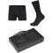 2er Pack camano Comfort Baumwolle Boxershorts & Socken in Geschenkbox Herren 9710 - castlerock M
