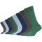 9er Pack s.Oliver Essentials Gekämmte Baumwolle Crew Socken Kinder 7231 - frosty green 27-30
