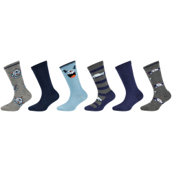 6er Pack s.Oliver Originals Bio-Baumwolle Motif Crew...