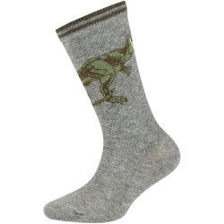 6er Pack s.Oliver Originals Bio-Baumwolle Motif Crew Socken Jungen 9999 - black 31-34