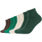 8er Pack s.Oliver Essentials Gekämmte Baumwolle Quarter Socken 7960 - pine melange 35-38