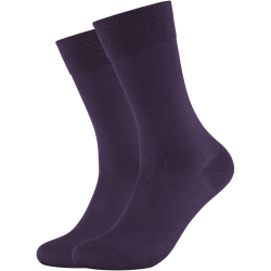 2er Pack camano Soft Mercerised Business Crew Socken...