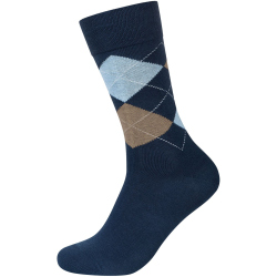 2er Pack camano Soft Classic Argyle Crew Socken Herren 5790 - insignia blue 43-46