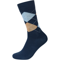 2er Pack camano Soft Classic Argyle Crew Socken Herren 5790 - insignia blue 43-46