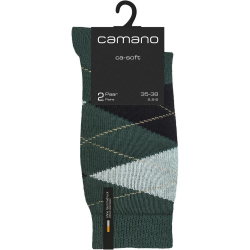 4er Pack camano Soft Classic Argyle Crew Socken Herren 7657 - botanical garden 43-46