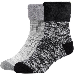2er Pack camano Mouline Cosy Crew Socken Damen 9997 -...