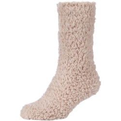 3er Pack camano Sustainable Cosy Fuzzy Crew Socken Damen...