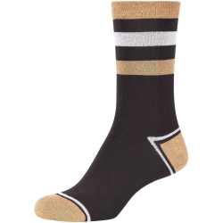 4er Pack camano Silky Touch Lurex Leopard Crew Socken...