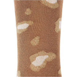 4er Pack camano Silky Touch Lurex Leopard Crew Socken...