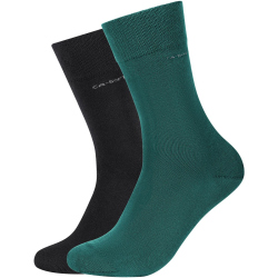 2er Pack camano Soft Bamboo Crew Socken 7657 - botanical...