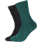 2er Pack camano Soft Bamboo Crew Socken 7657 - botanical garden 39-42