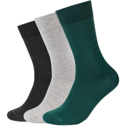 3er Pack camano Comfort Baumwoll Crew Socken 7657 -...