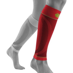 BAUERFEIND Sports Kompressionsbandage Wade rot, short, Gr. S