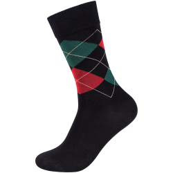 3er Pack camano Soft Christmas Socken in Geschenkbox Herren 9999 - black 43-46