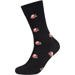 3er Pack camano Soft Christmas Socken in Geschenkbox Herren 9999 - black 43-46