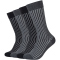 4er Pack camano Soft Shadow Bold Stripes Crew Socken Herren 9800 - anthracite melange 39-42