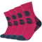 4er Pack camano Cushioned Outdoor Crew Socken 4565 - anemone 35-38