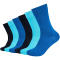 6er Pack Camp David Action-Mesh Crew Socken Herren 5588 - nautical blue 39-42