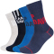 4er Pack CAMP DAVID Casual Legend Crew Socken Herren 3492 - primary blue 39-42