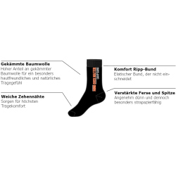 4er Pack CAMP DAVID Casual Legend Crew Socken Herren 9997 - mindset black 39-42