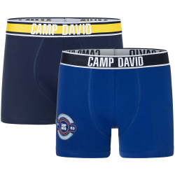2er Pack CAMP DAVID Boxershorts Herren 6611 - airplane navy XXL