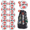10er Ballpaket DERBYSTAR Bundesliga Brillant Fußball Trainingsball + DERBYSTAR Bundesliga Brillant APS Fußball Spielball + Ballsack