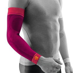 BAUERFEIND Sports Kompressionsbandage Arm pink Shorts S