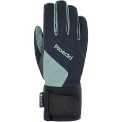 Roeckl Sports Andalo Gore-Tex Skihandschuhe Kinder 9067 - black/laurel leaf 4