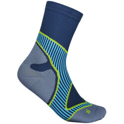 BAUERFEIND Run Performance Mid Cut Laufsocken Herren blau...