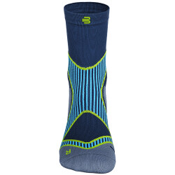 BAUERFEIND Run Performance Mid Cut Laufsocken Herren blau...