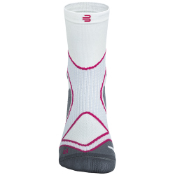 BAUERFEIND Run Performance Mid Cut Laufsocken Damen wei&szlig; 35-37