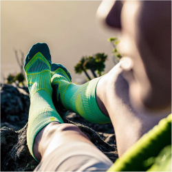 BAUERFEIND Outdoor Performance Kompressionssocken Damen gr&uuml;n, 41-43 (XL)